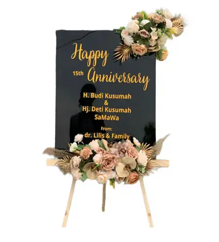 Papan Bunga Akrilik Madyocondro