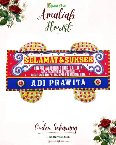 Papan Bunga Ucapan Selamat Madyocondro